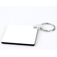 Double sided printing Sublimation Blank MDF Keychains( Diamond)