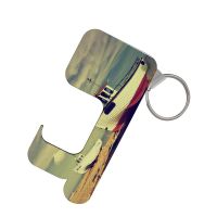 Double sided printing Sublimation Blank MDF Keychains( Key)