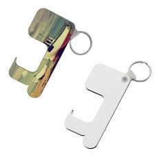 Double sided printing Sublimation Blank MDF Keychains( Key)