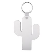 Double sided printing Sublimation Blank MDF Keychains( Cactus)