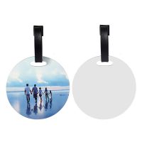 Sublimation Blank4" Round MDF Luggage Tags MDF20014