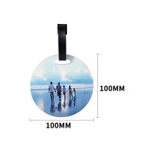 Sublimation Blank4" Round MDF Luggage Tags MDF20014