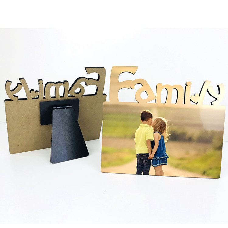 Sublimation Blank Single-sided MDF Photo Frame-Family