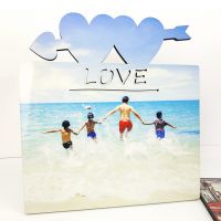 Sublimation Blank MDF Photo Frame-LOVE