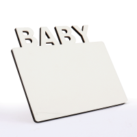 Sublimation Blank MDF Photo Frame-BABY