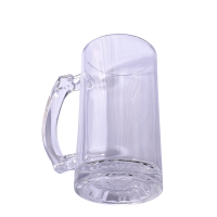 Sublimation 16oz clear beer glass mugs