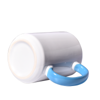 Sublimation 15oz Inner and Handle Ceramic Mugs -light blue