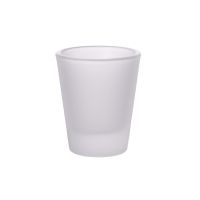 Sublimation 1.5oz frosted shot glass  (packed in a single box)