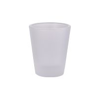 Sublimation 1.5oz frosted shot glass  (packed in a single box)