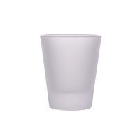 Sublimation 1.5oz frosted shot glass  (Egg grid package)