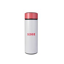 Sublimation Blank 12oz Double Wall Stainless Steel tumbler hermos cup-pink