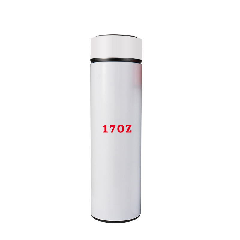 Sublimation Blank 500ml Double Wall Stainless Steel tumbler hermos cup-white