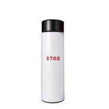 Sublimation Blank 500ml Double Wall Stainless Steel tumbler hermos cup-black