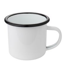 Sublimation Camping Enamel Mug-10oz-BK