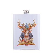 Sublimation 8oz Stainless Steel Hip Flask