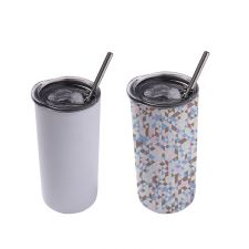 Sublimation 15oz straight skinny tumblers