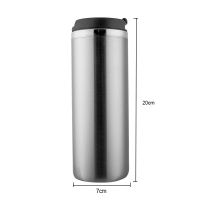 Sublimation 15oz/420ml Stainless Steel Coffee Cup-silver