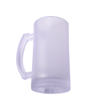 Sublimation Glass Beer Mugs 16oz Handle Frosted Glass Mug