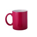 Sublimation 11oz Magic Color Changing Coffee Ceramic Mug-rose red