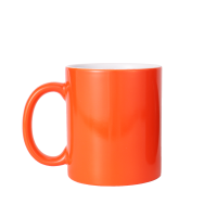Sublimation 11oz Magic Color Changing Coffee Ceramic Mug-orange