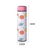 Sublimation 500Ml/17Oz Thermos Cup Tumblers With Temperture Display-Pink