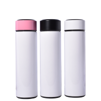 Sublimation 500Ml/17Oz Thermos Cup Tumblers With Temperture Display-Black