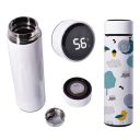 Sublimation 500Ml/17Oz Thermos Cup Tumblers With Temperture Display-White