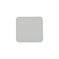 Sublimation Small Square Shape Leather Hat Patch PL018-S