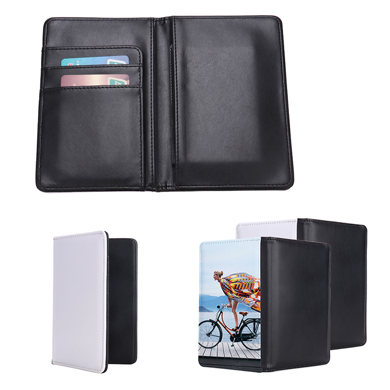 New Arrival Hot Sales Sublimation blank PU leather passport covers