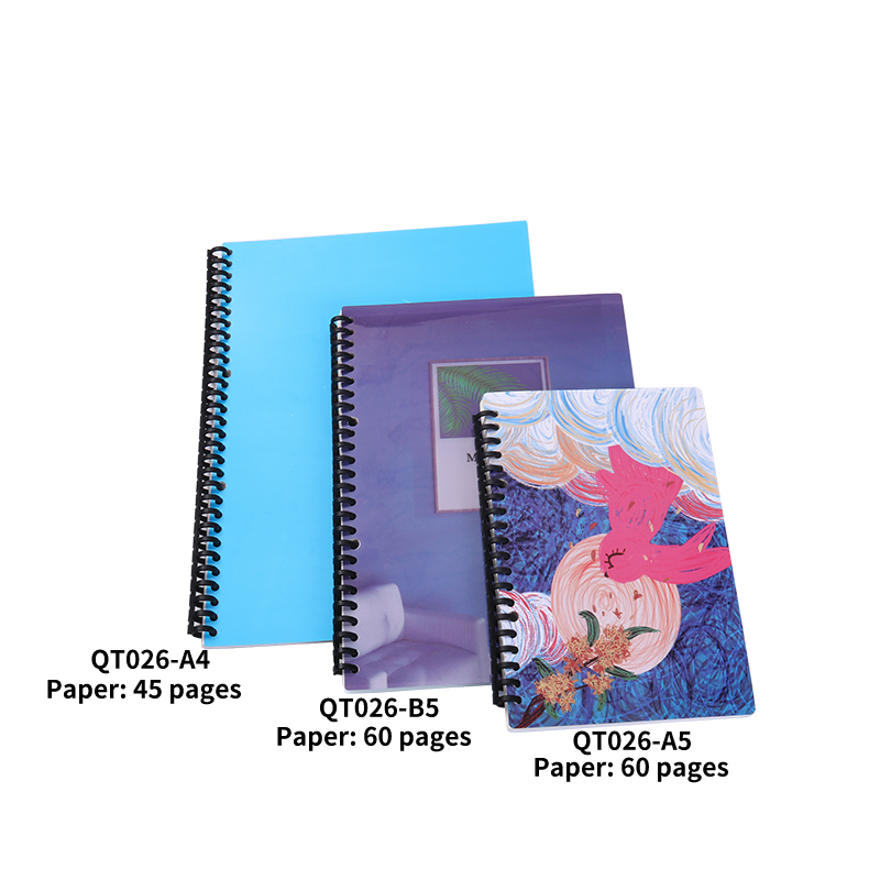 Sublimation  PET Plastic Cover Spiral Notebook-B5