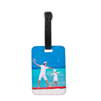 Sublimation Blank Single-sided PU Leather Luggage Tags