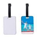 Sublimation Blank Single-sided PU Leather Luggage Tags