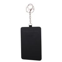 Sublimation Single-sided blank leather card holder keychains