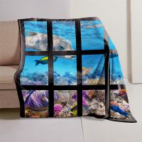 Sublimation Blank 18 Panel Flannel Blankets 125*150cm