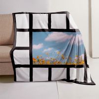 Sublimation 15 Panel Flannel Blankets 100*150cm