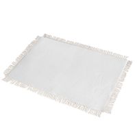 Sublimation Blank Felt Flannel Door Mat/Floor Mat With Tassel 50*80CM