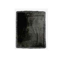 Sublimation Blank Moon Panel  Blankets With Black Tassel 125*150cm (Small Letters )