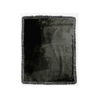 Sublimation 15 Panel Double Layer Crystal Velvet Blankets With Black Tassel 100*125cm