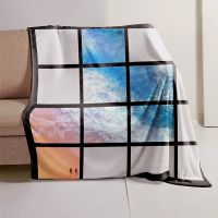 Sublimation 20 Panel Flannel Blankets 100*125cm