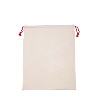 Sublimation Blanks Linen Christmas Santa Sack with Red String