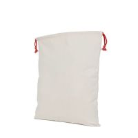 Sublimation Blanks Linen Christmas Santa Sack with Red String