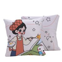 Sublimation Tooth Fairy short plush pillow case