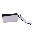 Sublimation neoprene wristlet coin pouch with zipper