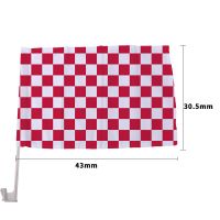 Sublimation Single-sided Car Flag with Pole