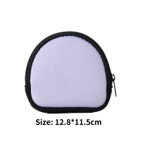 Sublimation Blank  Neoprene storage bag / mask bag / change purse / Cosmetic Bag