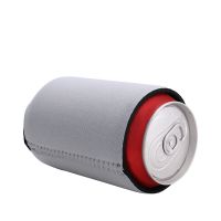 Sublimation Neoprene 300ml Beer Can Coozies-light gray