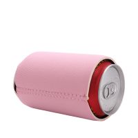 Sublimation Neoprene 300ml Beer Can Coozies-light pink