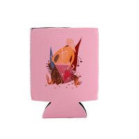 Sublimation Neoprene 300ml Beer Can Coozies-light pink