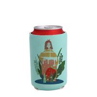 Sublimation Neoprene 300ml Beer Can Coozies-light green