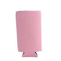 Sublimation Neoprene 330ml Beer Can Coozies-light pink